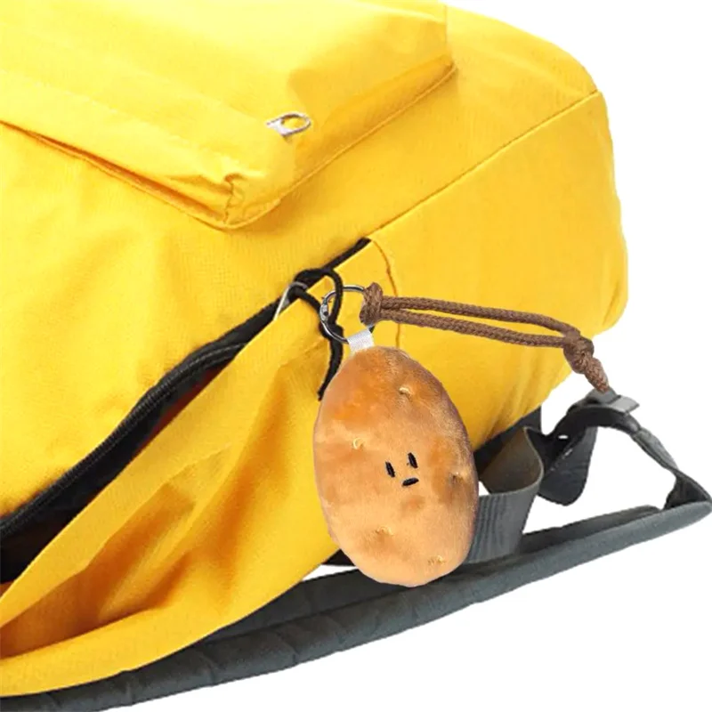 Pluche kleine aardappel hangende decoratie gevulde cartoon groente Plushie sleutelhanger rugzak tas hanger ornament verjaardagscadeau