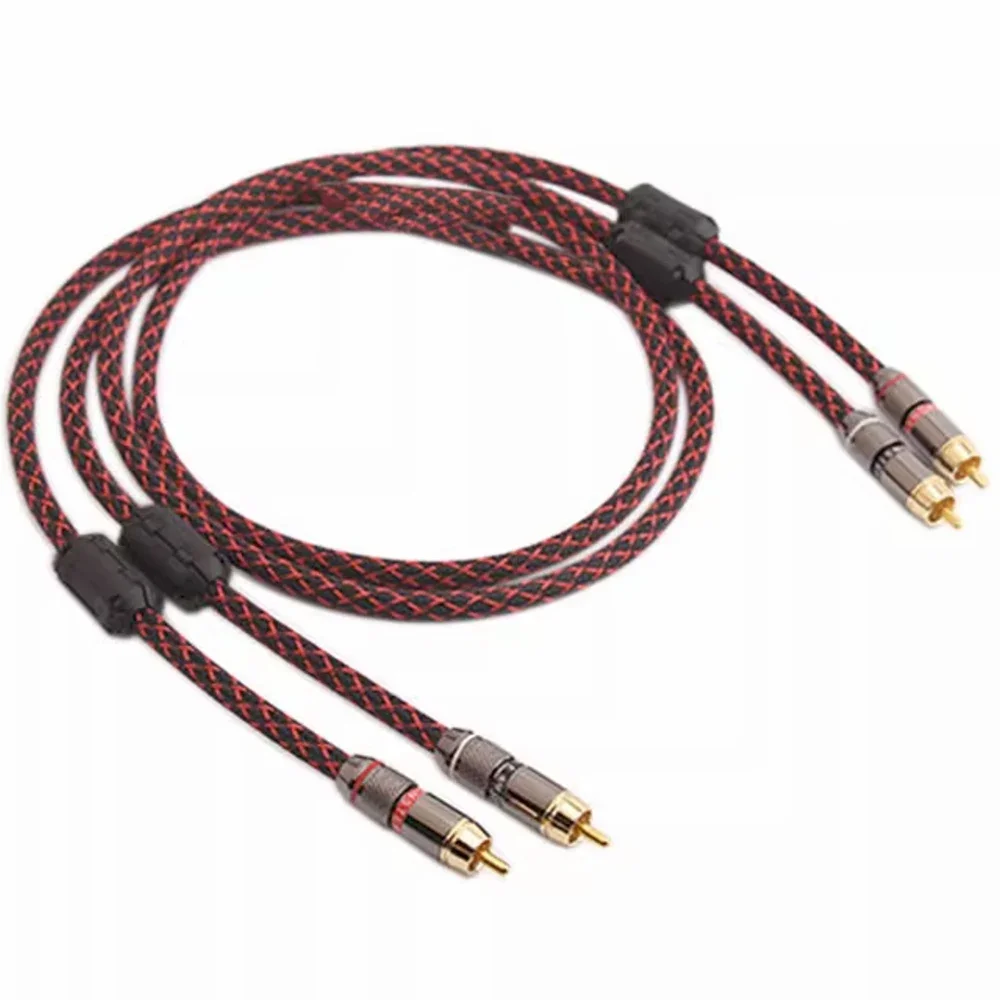 Canare RCA audio cable speaker Home Audio Video Interconnect Cables Stereo 4N OFC Male to Male For Amplifier DAC TV car audio