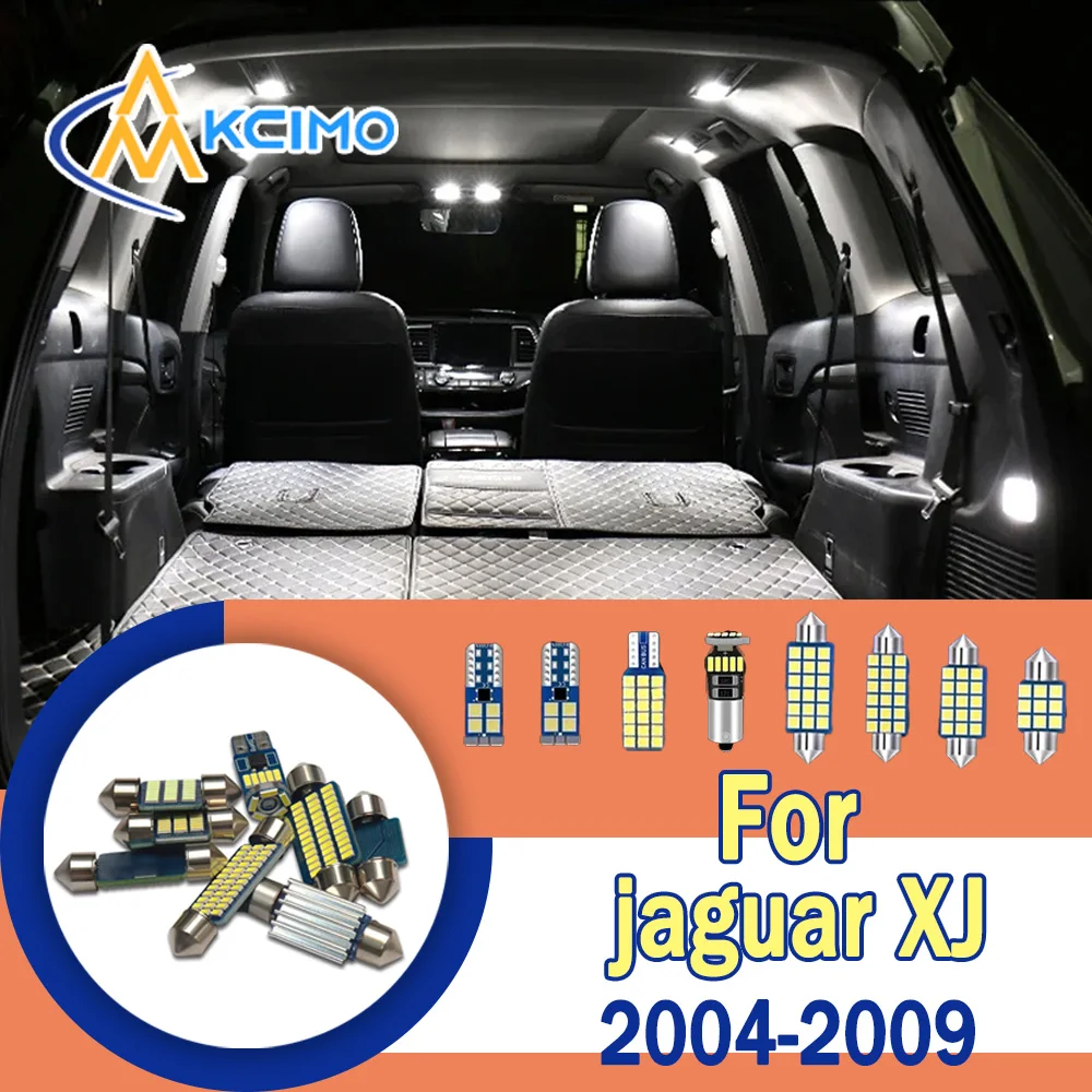 

LED Interior Door Dome Map Light Set CANBUS Error-Free Durable For jaguar XJ X350 X358 XJ6 XJ8 XJR 2004-2009 Auto Bulbs Kit