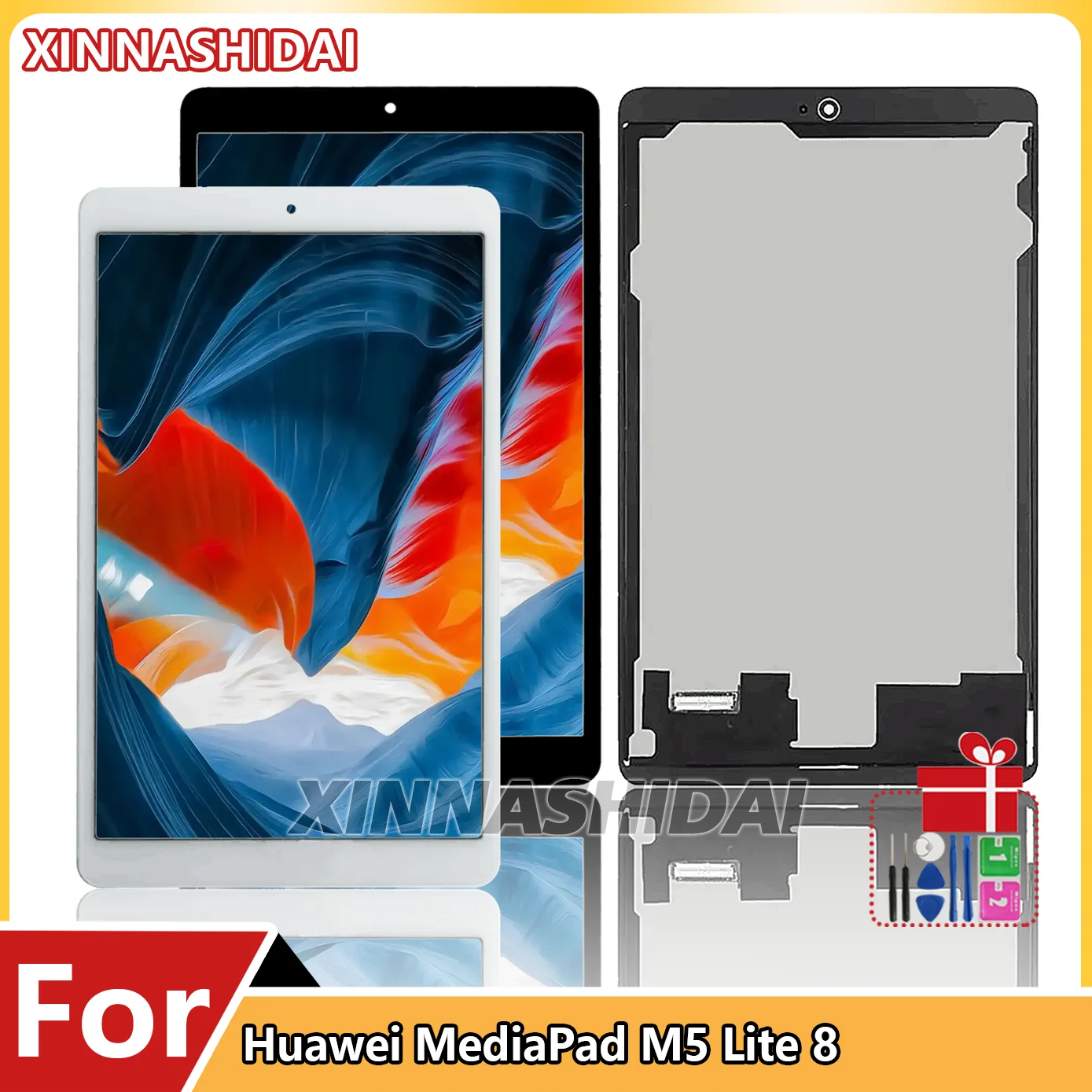 LCD For Huawei Mediapad M5 Lite 8 2019 JDN2-W09 JDN2-AL00 JDN2-L09 LCD Display Touch panel Digitizer Assembly Replacement Parts