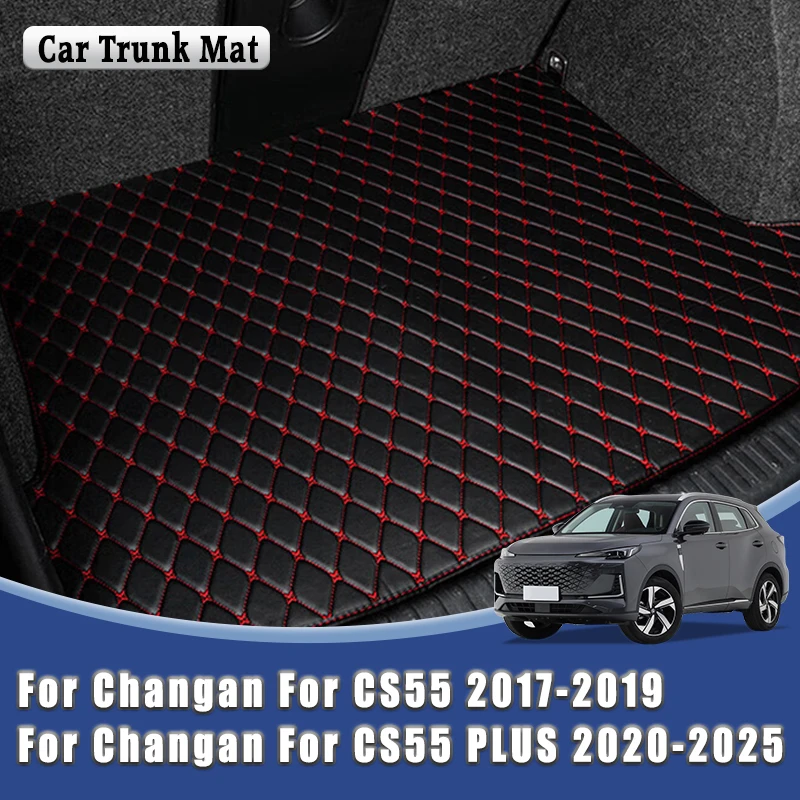 

Car Trunk Mat For Changan CS55 2017 2018 2019 For CS55 PLUS 2020 2021 2022 2023 2024 2025 Waterproof Leather Carpet