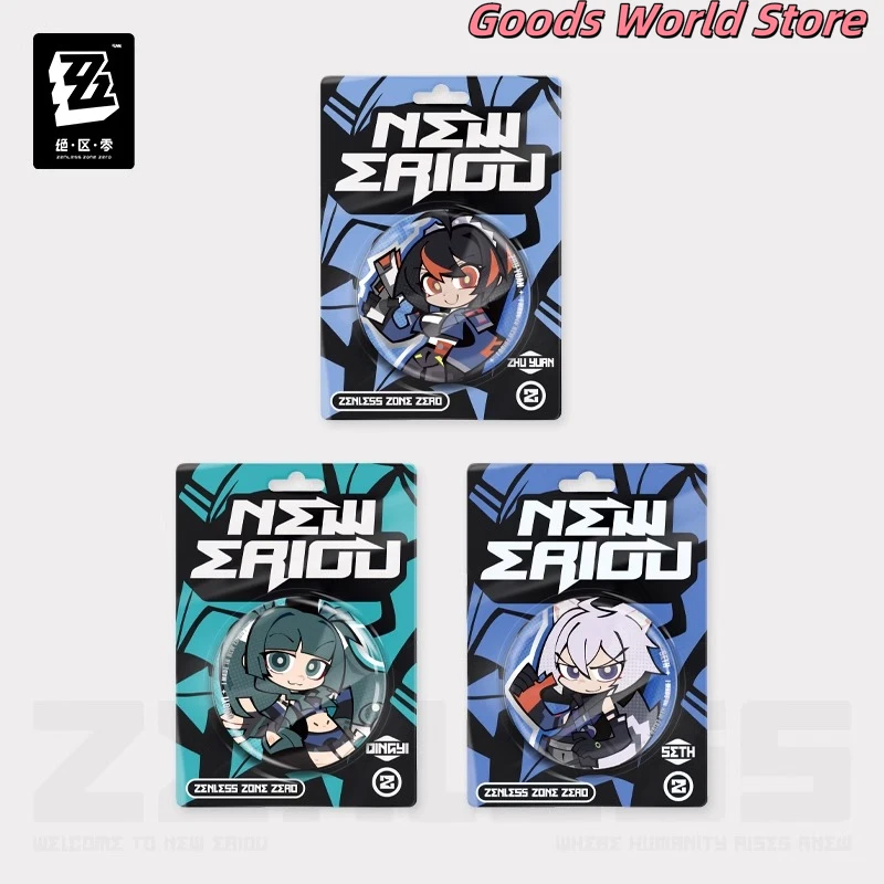Оригинальный значок ZZZ Zenless Zone Zero ZhuYuan Qingyi Seth Jane Soldier 11, значок триггера Belle Wise, значок Mihoyo ZZZ, подарок на день рождения
