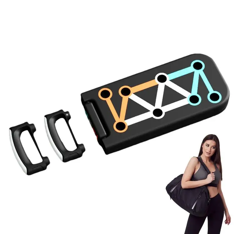 Push-up Board Set Portable Multifunctional Push-up Bar Foldable Fitness Equipment For Chest Abdomen Arms/Back Training