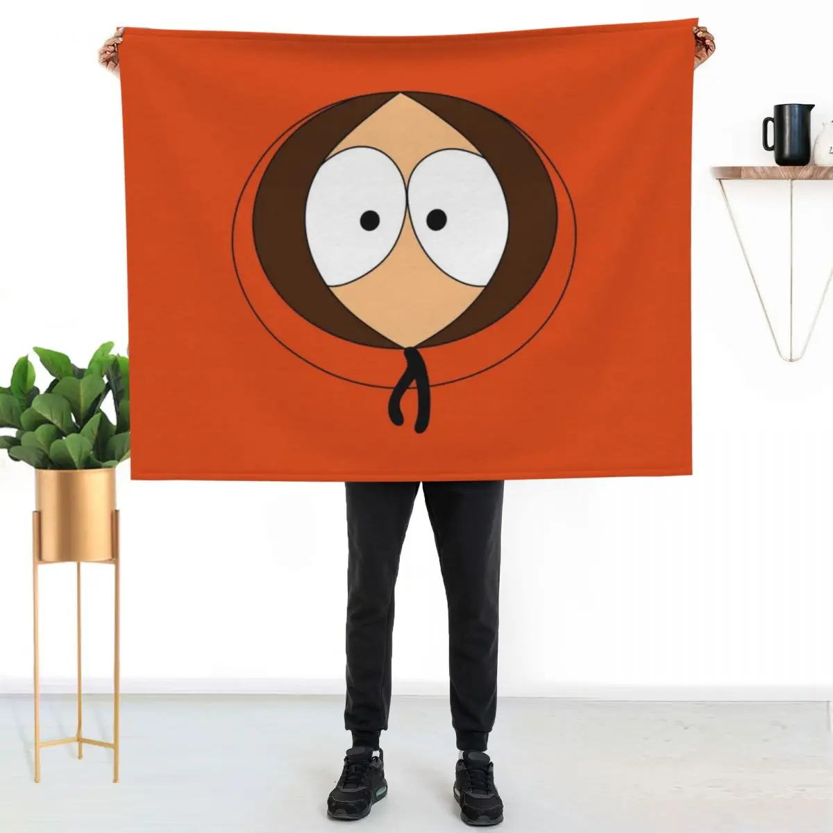 

Kenny Throw Blanket Warm Comfortable Blanket for Office Napping