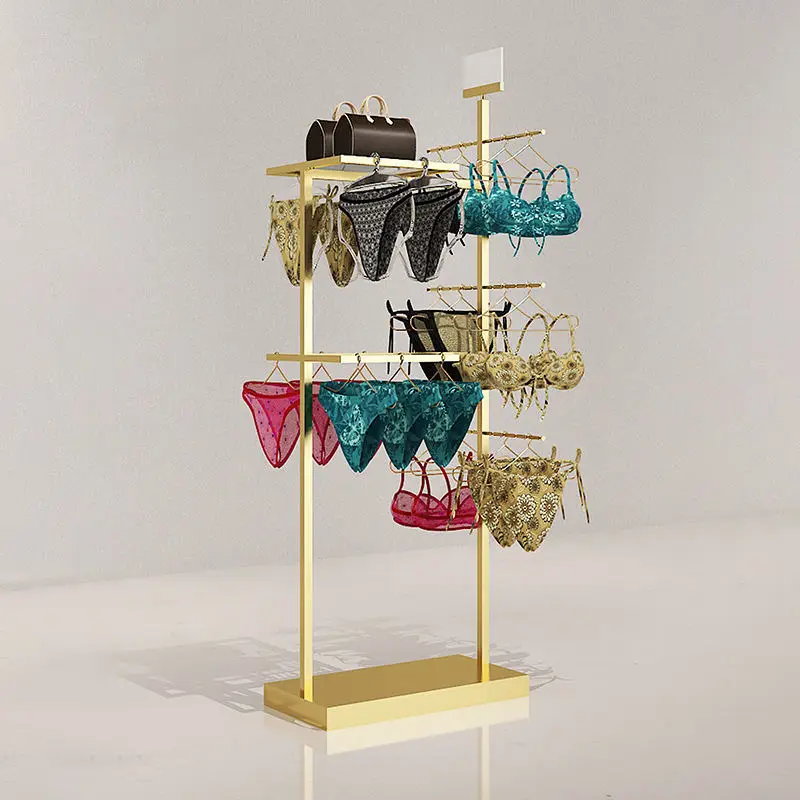 

Customize.Kainice Custom Supermarket Store Retail Bra Pant Set Underwear Lingerie Swimsuit Clothing Metal Display Rack Stan