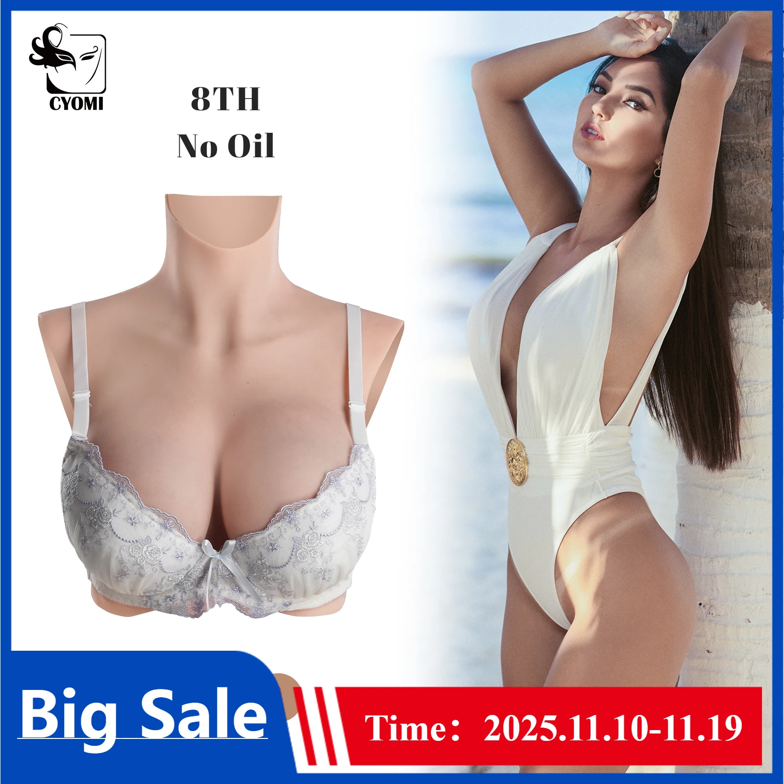 

CYOMI силиконовые формы для груди без масла, искусственная грудь, грудь, транссексуалет, корректирующее белье для мастэктомии, трансвеститов, транссексуалов, косплей, грудь 8TH