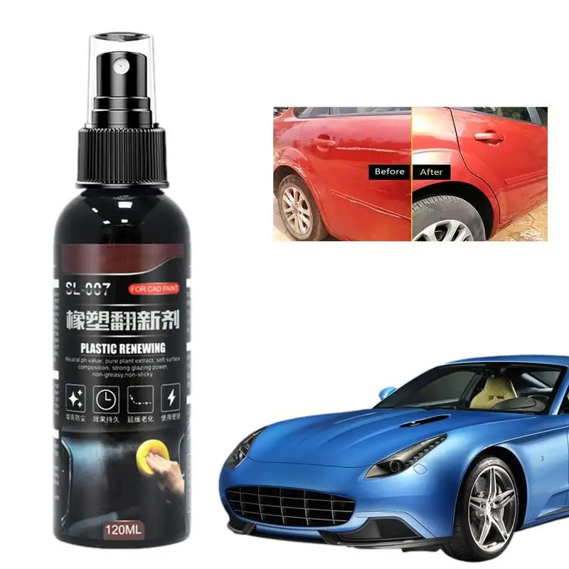 

Car Detailer Spray Interior 120ML Shine Restoration Coating Agent Car Interior Accessories Stain Dirt Remover Auto Cleaning