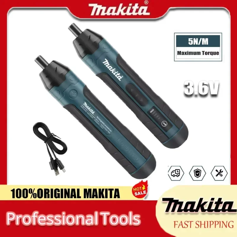 

Makita 2pcs/20pcs/105pcs Cordless Electric Screwdriver - 1300 mAh Rechargeable Electric Drill Multi-functional Disassembly Tool