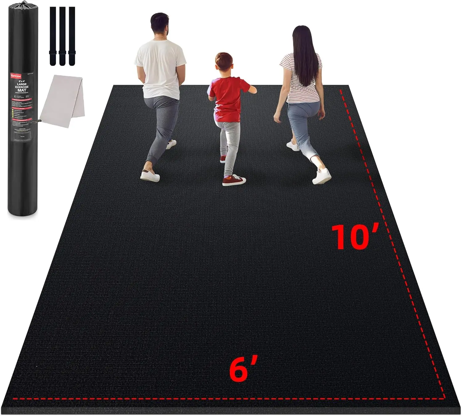 

Extra Thick Workout Mat, High-Density Gym Mat