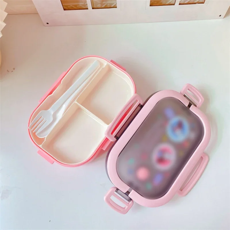 Snoopy Cartoon Portable Lunch Box per bambini Student Sealing contenitore per isolamento alimentare a tenuta stagna Bento Box Women Lunch Box