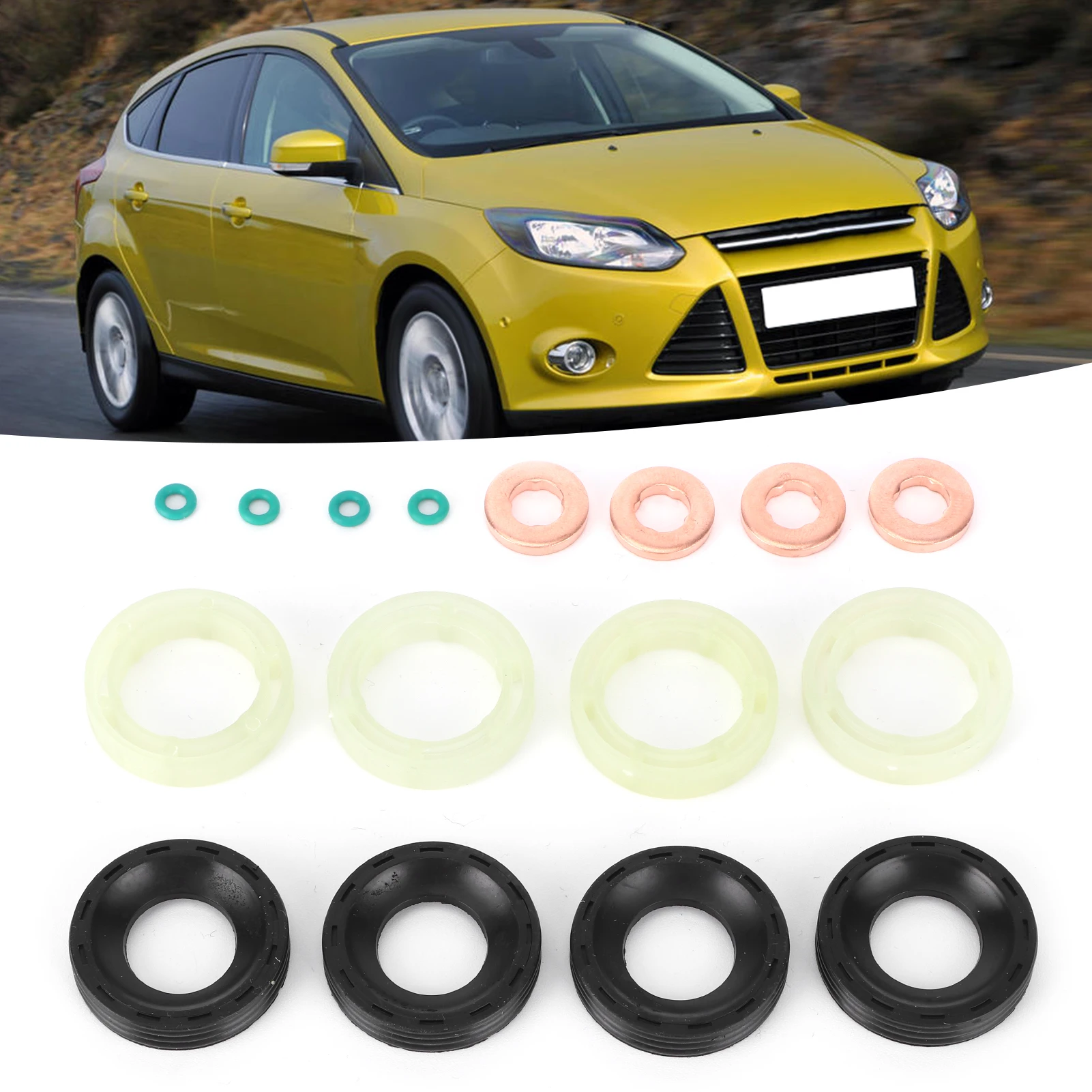 Diesel Injector Sealing Washer O-Ring 1314368 Replacement Fit For Citroen Berlingo C2 C3 C4