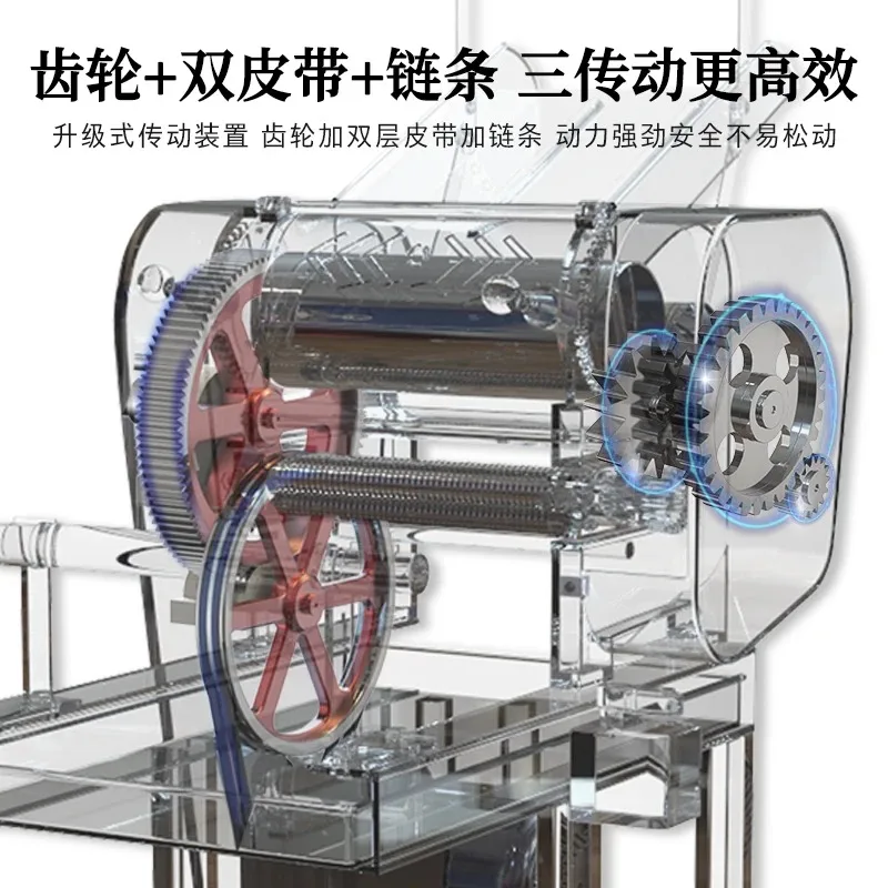 

Customized Commercial Noodle Automatic Noodle Machine Kneading and Cutting Machine Small Rolling Dumpling Skin Machine