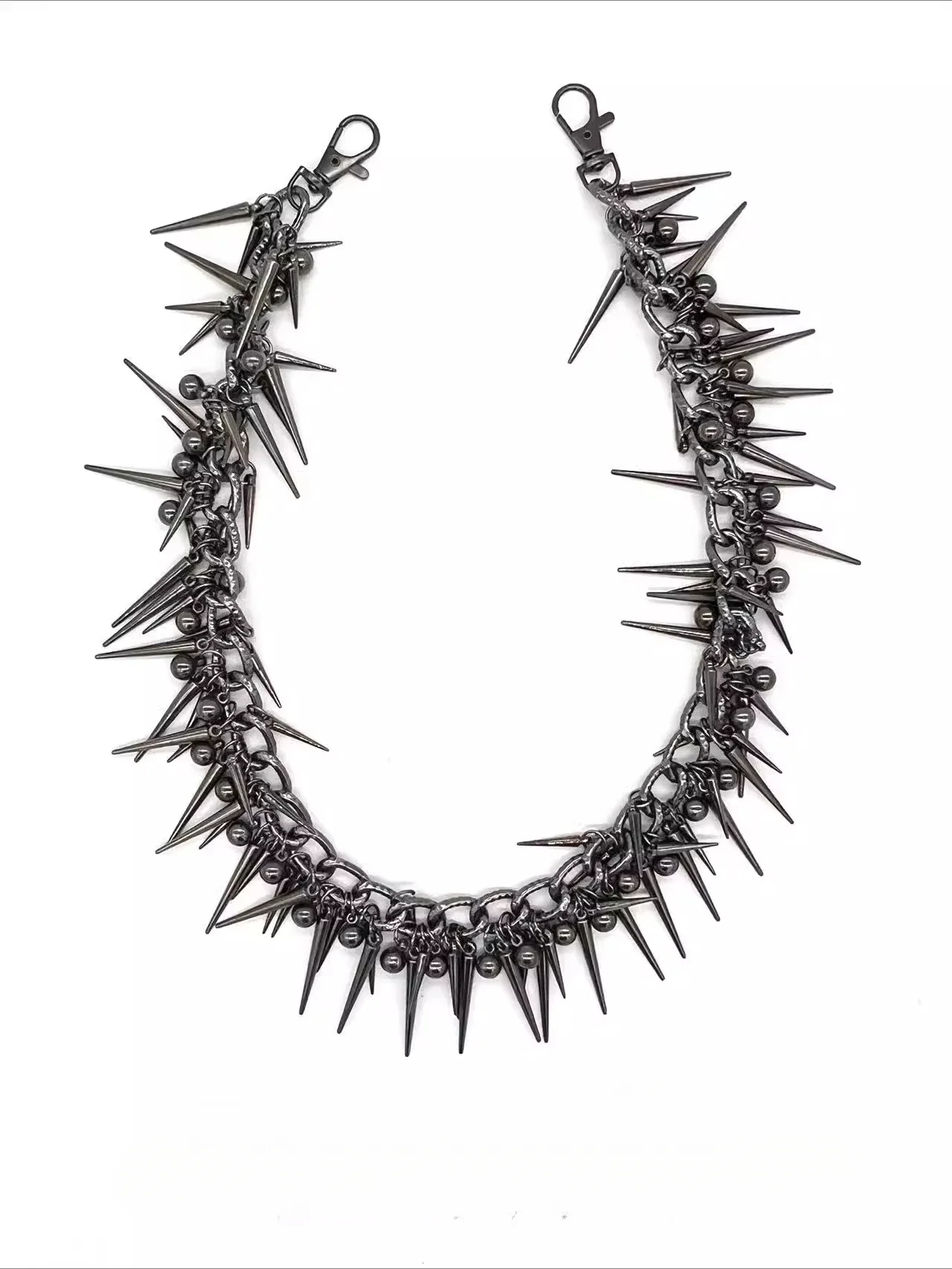 

Нишевый дизайн, новые брюки в стиле хип-хоп, панк, цепочка, джинсы, поясная цепочка, заклепки, сумка для тяжелой промышленности, подвеска, аксессуары