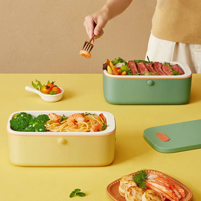 صندوق كهربائي ذكي خالي من الماء ، طباخ أرز ، صندوق بينتوكوكر للتسخين ، متعدد الطهو ، وعاء تسخين الطعام ، 1 لتر ، V ،