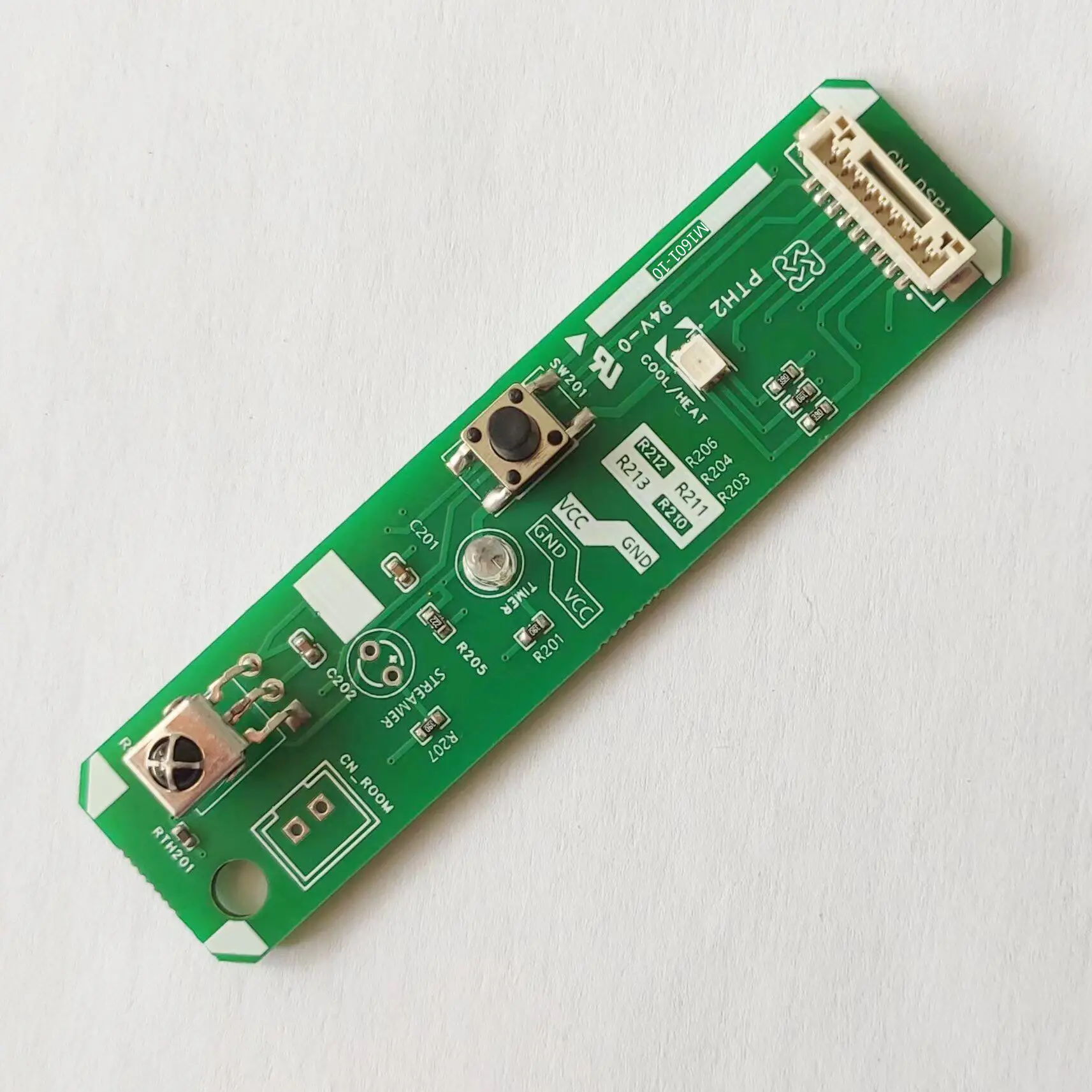 1601-10 Air Conditioner Receiver Control Board With Temperature Sensor Button Indicator Fit FTXA25AV1HM