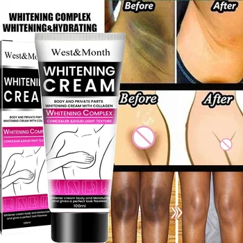 Körper aufhellung creme private Teile Achsel bleiche entfernen Melanin Serum weiß Hintern Knie aufhellen inneren Oberschenkel Intim creme