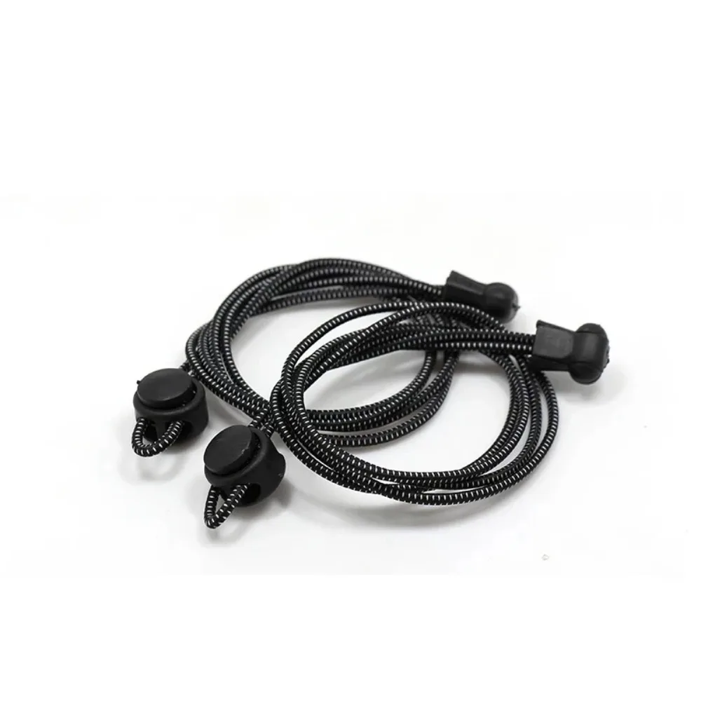 1 Pair Quick Lock Elastic No Tie Shoelaces Lazy Laces Sneakers Boots Unisex Adults Kids Daily Wear