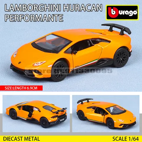 Bburago 1:64 Golf Porsche 911 Shelby Raventon Mustang Lamborghini Collection Series Bil Gjuten Modell Barnpresent Leksak 12 best sales VW Golf 4 Miniatyr - №1