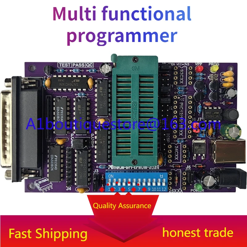 PCB50A multifunction programmer Willem burner EPROM FLASH microcontroller main board BIOS write