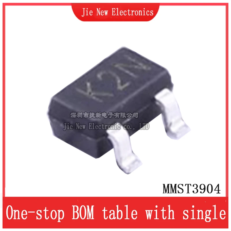 100PCS MMST2907A  MMST2222A MMST5401 MMST5551 MMST3904 MMST3906 SOT-323 SMD Chip Transistor