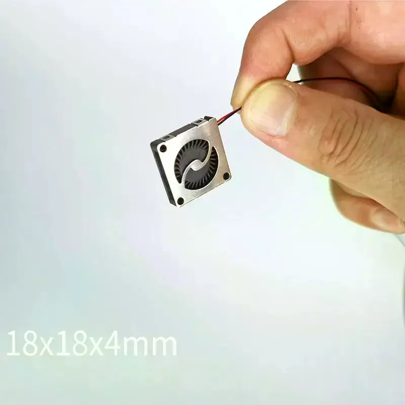 1Pcs 18x4mm High-Efficiency Cooling Compact Ultra-Thin 5V DC Mini Blower Fan For Precision Instruments Notebooks & Drones