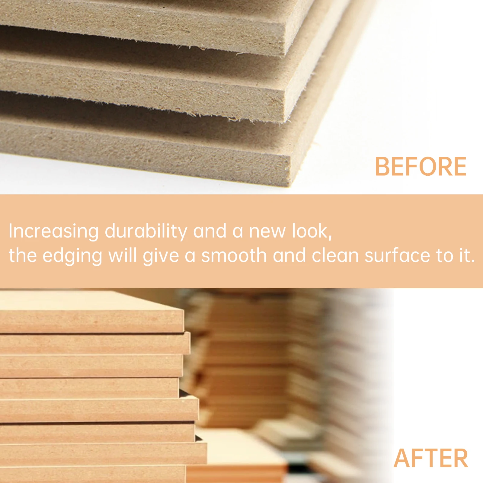 15M Decorative PVC Edge Strip Banding Adhesive Furniture Cabinet Wood Surface Table Edging Tape Funiture Accessories image 6