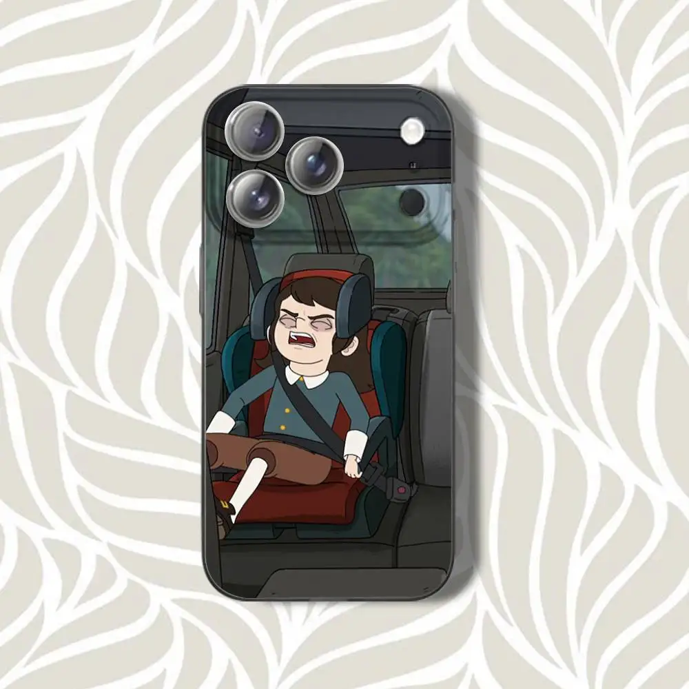 حافظة هاتف H-HauntedS HotelS 2025 لهاتف iPhone 15,12,11,14,13,17,16,Plus,Air,Pro,Max,E,Mini لهاتف Magsafe باللون الرمادي البلوري المغناطيسي #2