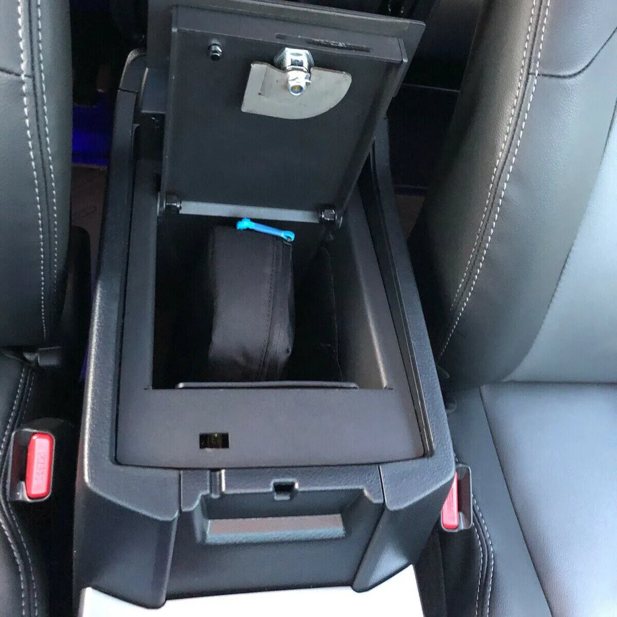 For Toyota 4Runner 4 Door 2014-2024 Center Console Safe Storage w/3 Digit Combo