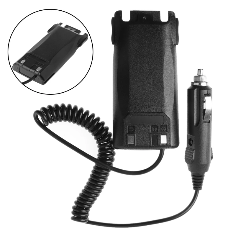 Q1W2 รถ แบตเตอรี่ Adapter สำหรับ UV-82 วิทยุ Walkie Talkie