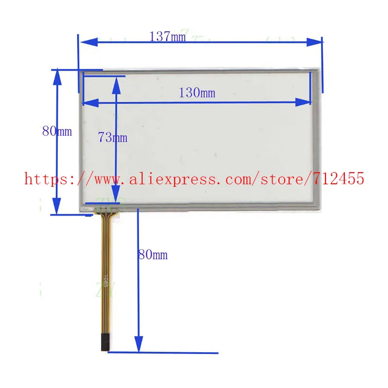 

New Touchpad 5.8 Inch For PIONEER AVH-1480DVD AVH 1480DVD Car DVD Player GPS Navigation LCD Display Touch Screen Glass