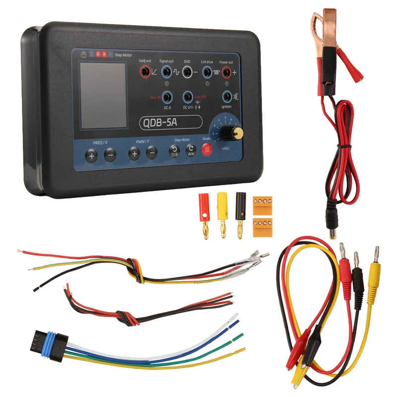 ABBY-QDB 5A Drive Oscilloscope Multimeter PWM Signal Drive Tester For Stepper Motor, Ignition Coil Valves Diagnosis Tools