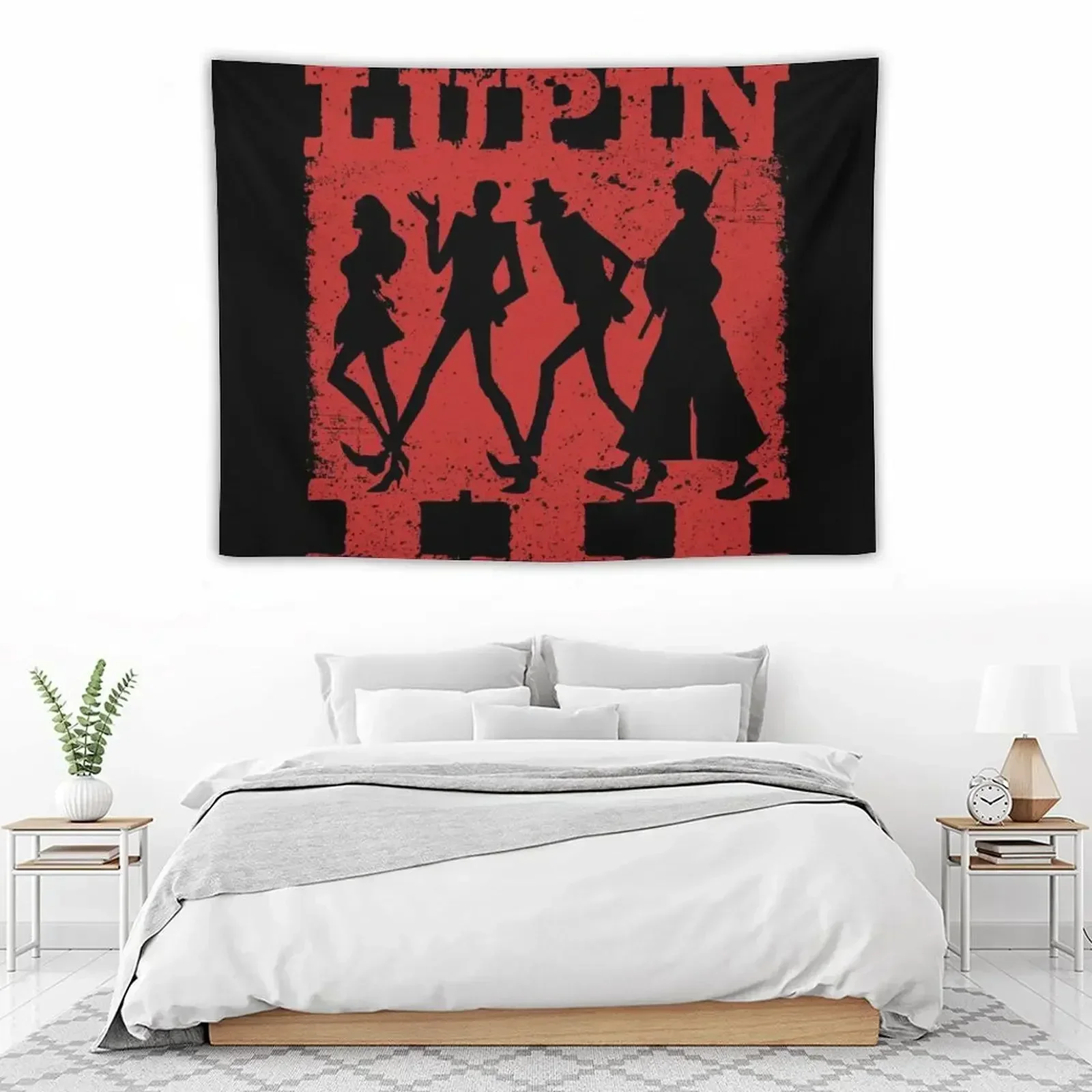 

Lupin III Tapestry Outdoor Decor Room Decoration Korean Style Bed Room Decoration Decorative Wall Mural Tapestry