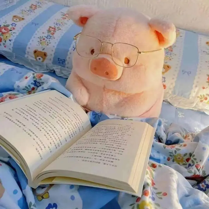 

30cm Plush Lulu Pig Toys Pink Animal Stuffed Plush Cartoon Toys for Boys Girls Birthday Christmas Gifts