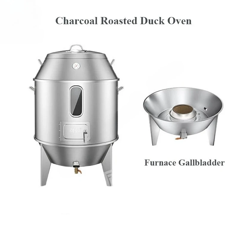 Roast Chicken Stove Stainless Steel Commercial Oven Crispy Pork Belly Gas Double Layer Charcoal Duck Furnace
