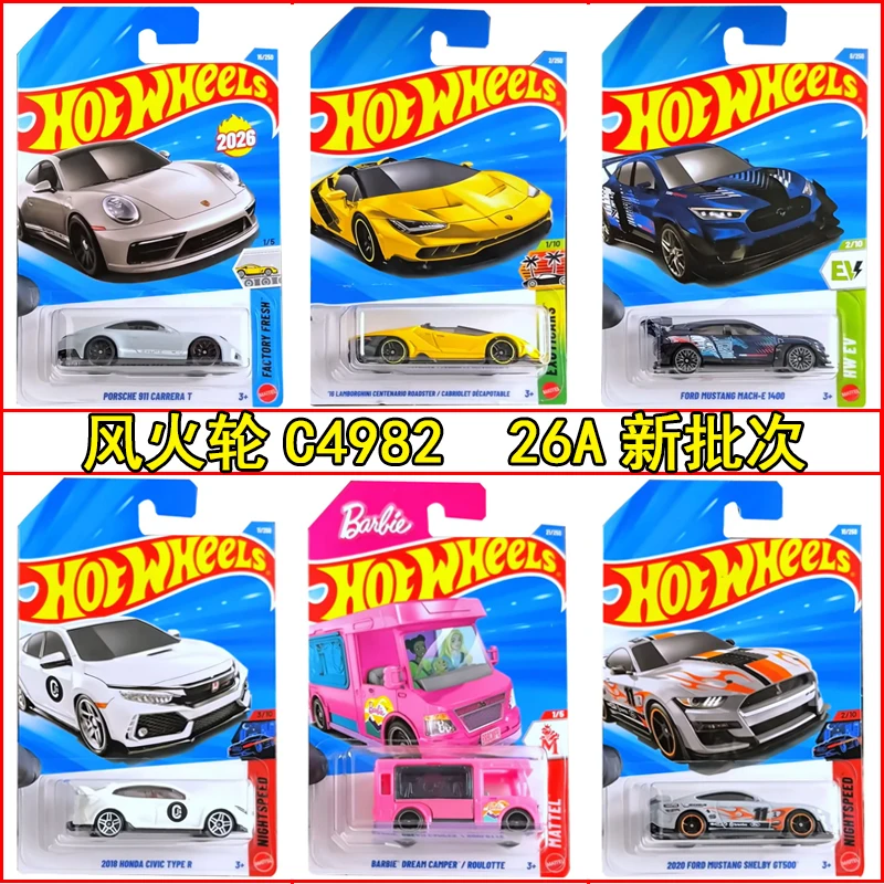 26A ruedas calientes 1/64 Lamborghini Centenario ford mach-e gt500 buick regal gnx 911 carrera t modelo de coche de aleación fundida