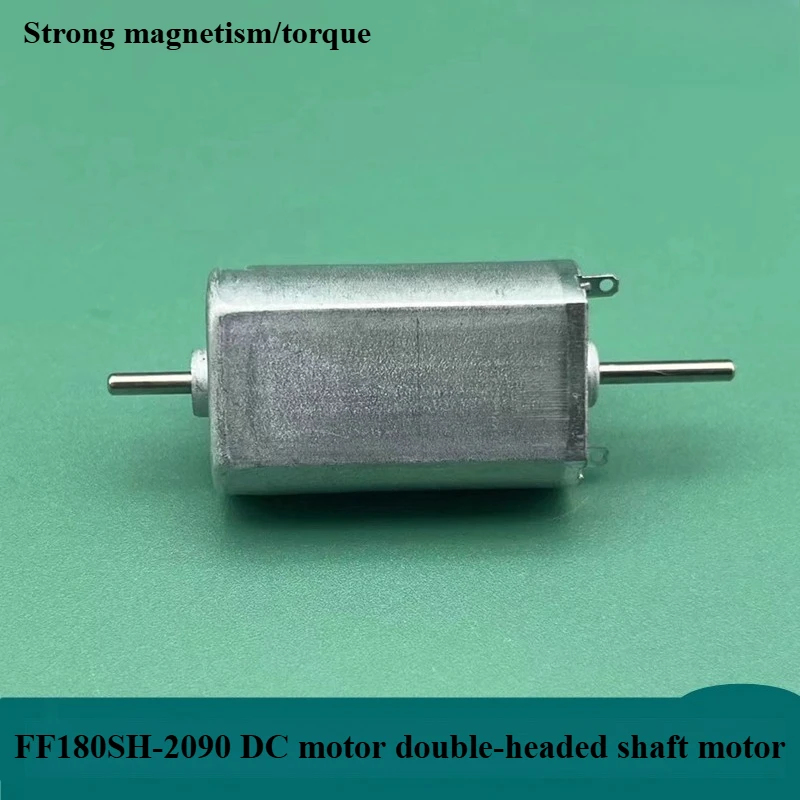 FF180-2090 DC Motor 2.4V-9.6V Double-headed Axle Motor Toy Model Car Four-wheel Drive Diy Smart Car