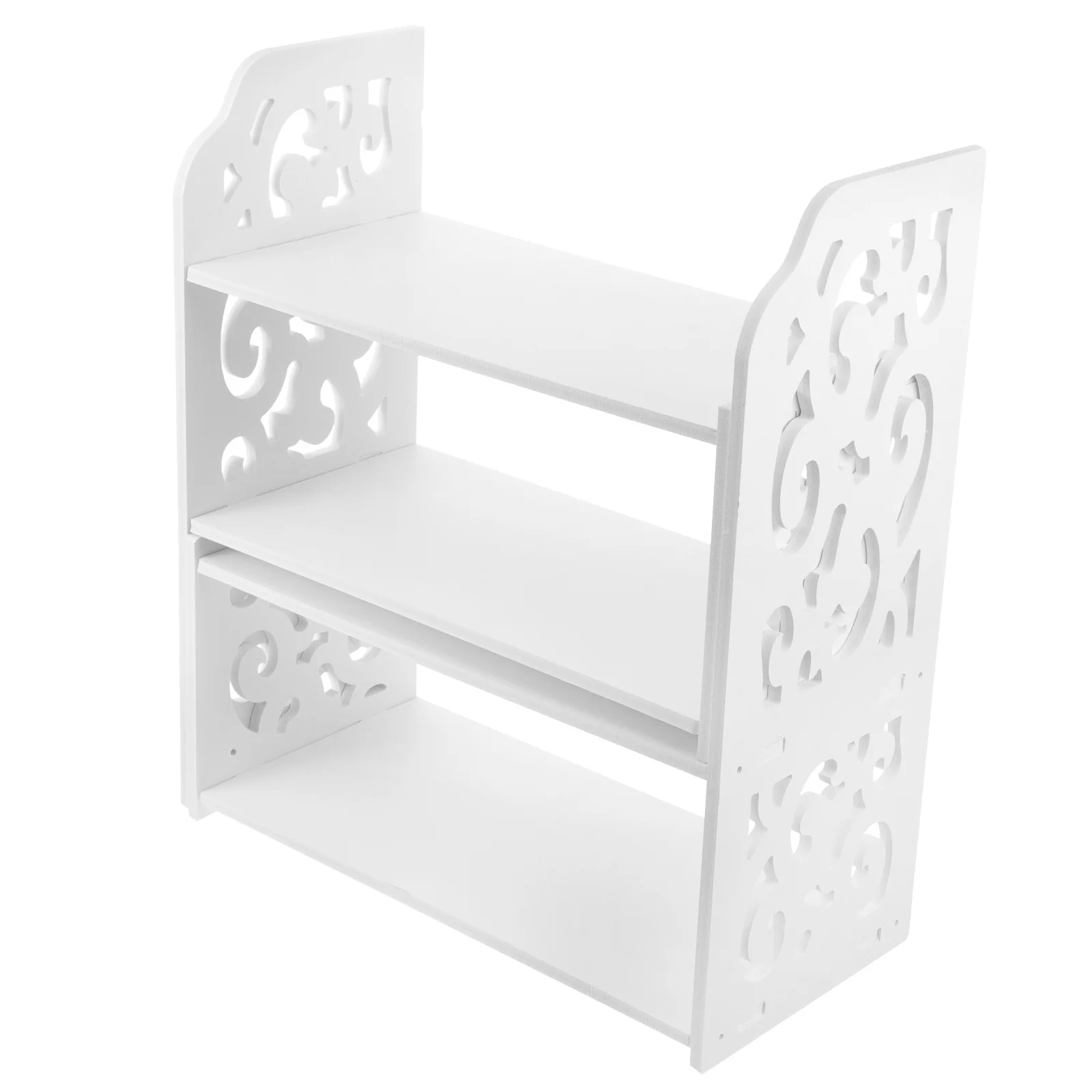 

Multifunctional Desktop Bookshelf Smooth Surface Desk Shelf for Home Office School Use Efficient Space Saving Organizer Rack