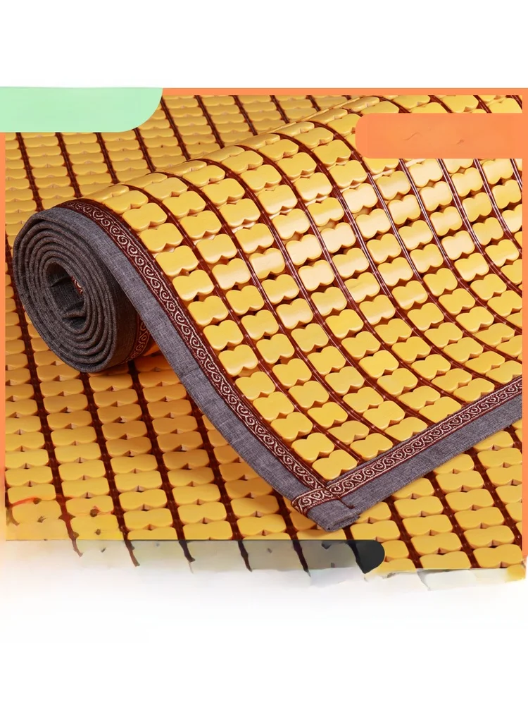 

Летний бамбуковый охлаждающий коврик, карбонизированный коврик для маджонга, студенческая односпальная двуспальная кровать, складной коврик для кровати 0,2 м, качественный превосходный продукт