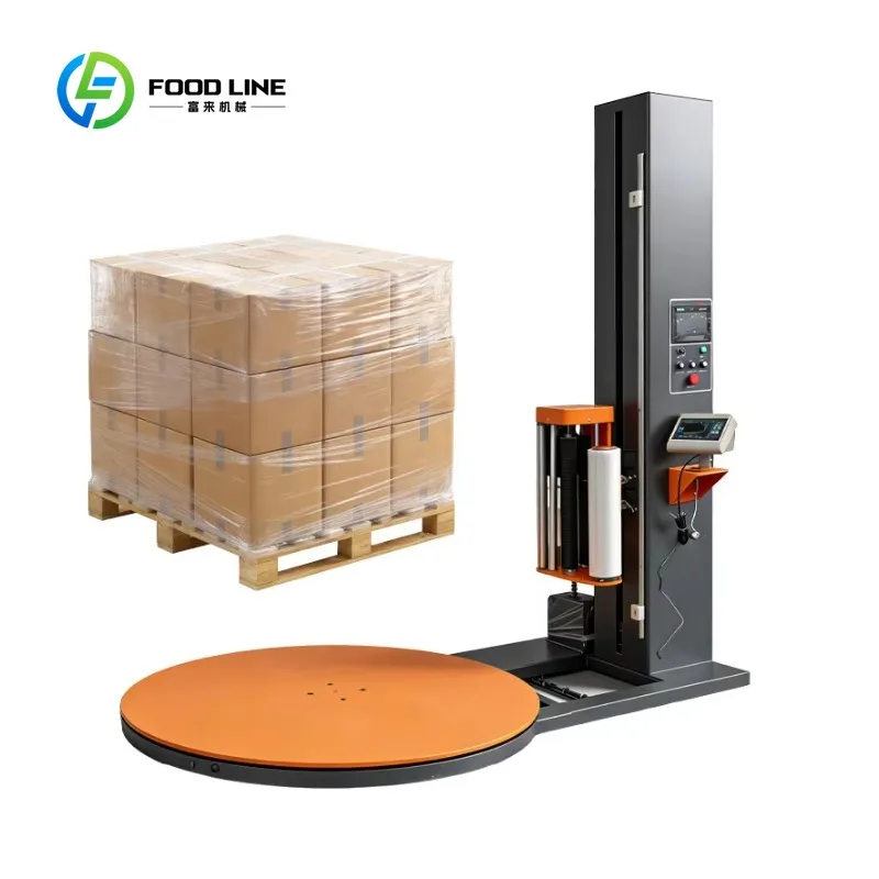 Customized Fully Automatic Pallet Wrapping Machine with Ramp Wholesale Pallet Stretch Wrapper Wrapping Machine with Scale