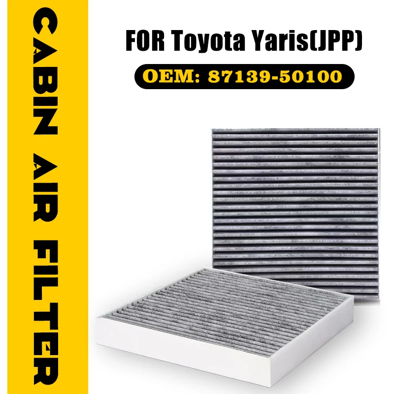 

Car Activated Carbon Air Filter For Toyota Yaris(JPP) 2011-2014 2012 NCP131 KSP130 NSP130 Conditioner Accessories 87139-50100