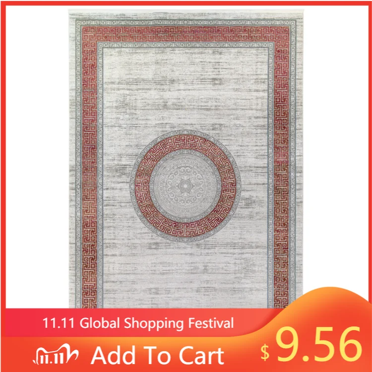 

2024 New Arrival Soft Modern Lightweight Carpet for Home & Office Washable Modern Woven Rug for Living Room Flooring & Prayer