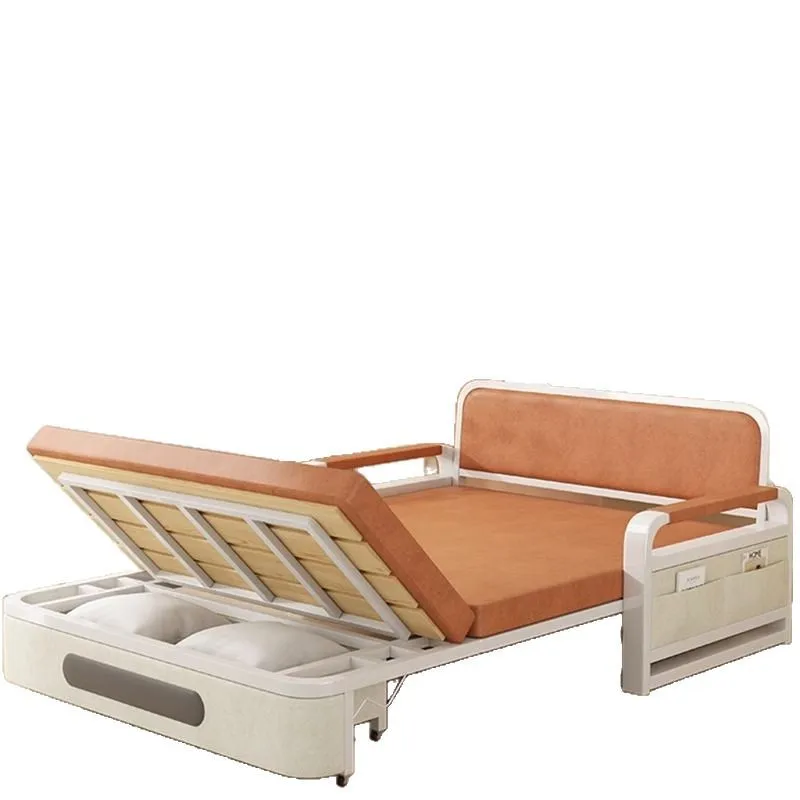 

Sofa bed, small apartment, living room, multi function, telescopic bed