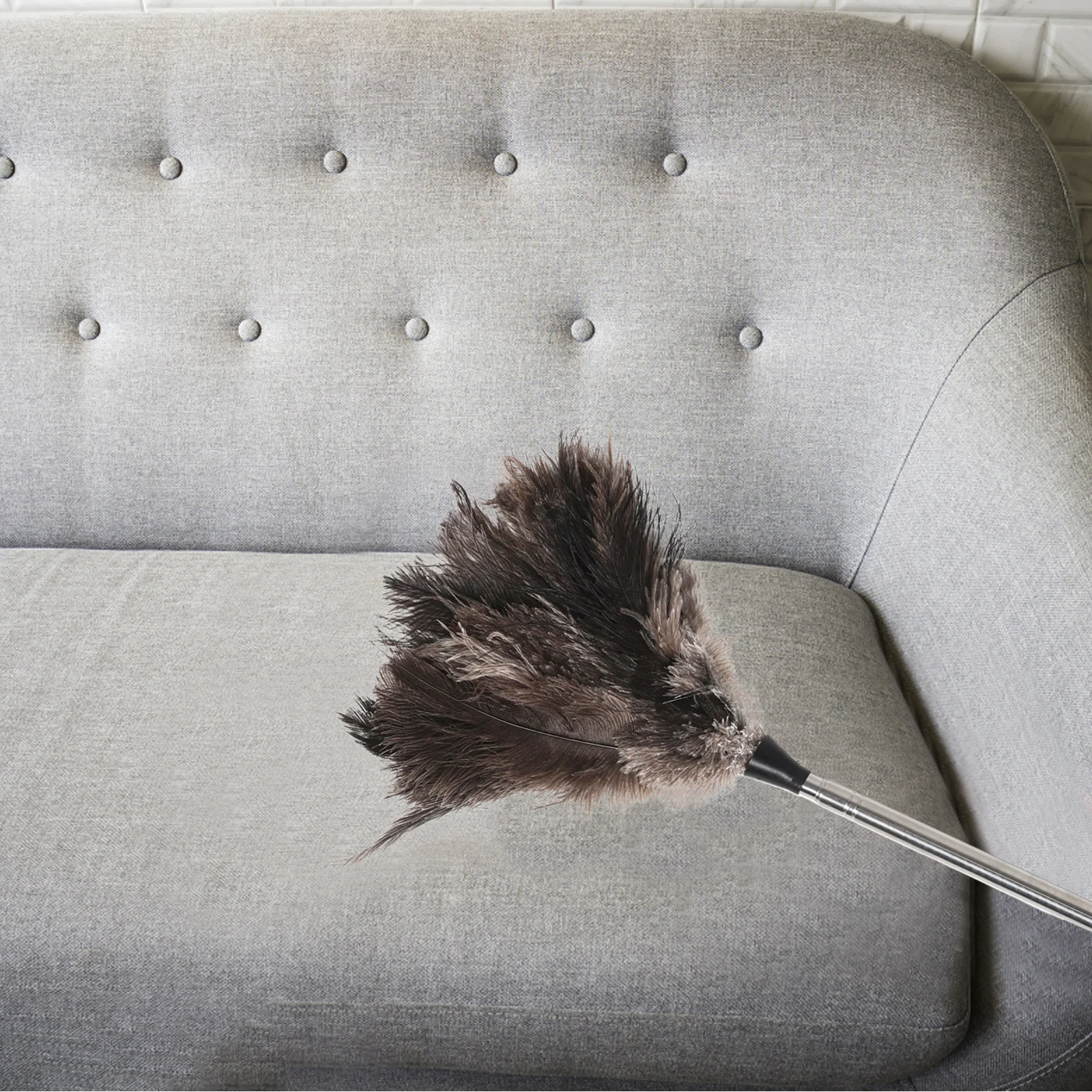 

Plume Duster Extendable Handle Reusable Cleaning Tool For Ceiling Fans High Ceilings Furniture Blinds Home Office Car