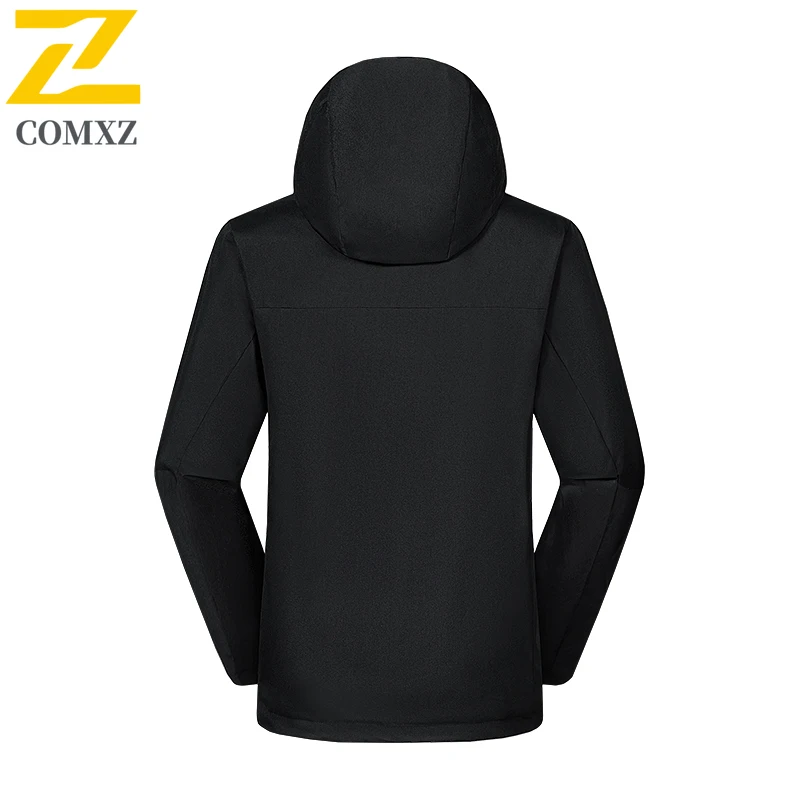 2025 Autumn Thin Windbreaker Jacket Men Solid Color Hoodee Outdoor Hiking New In Outerwears Coats Chaqueta Cortavientos Hombre