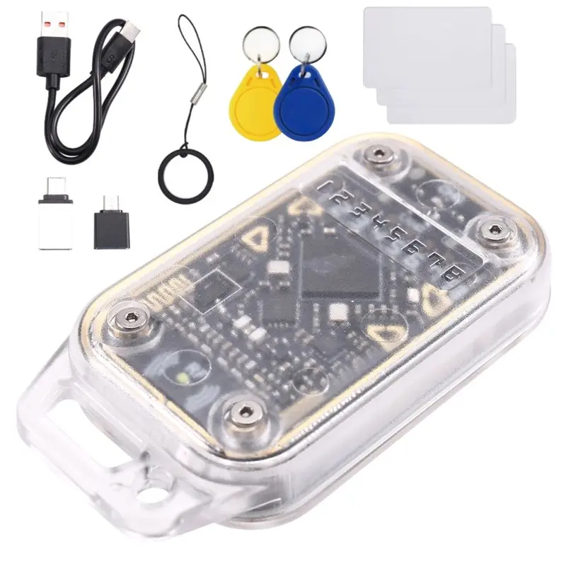 

FULL-Chameleon V3.0 RFID Smart Chip Reader Emulator 125K 13.56Mhz ID IC Tag Copyer Read Writer +3XCUID Card/2XUID Keychain
