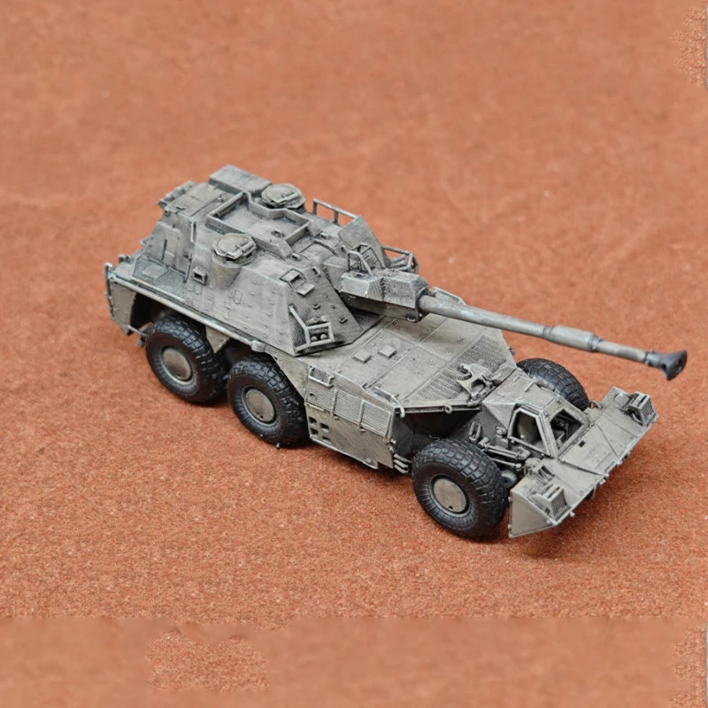 1:144 Maßstab Südafrikanisches G6 Selbstfahrendes Flugabwehrkanonen-Simulationsmodell aus Kunststoff, Statisches Ausstellungsstück, Sammlerstück, Spielzeug, Geschenk