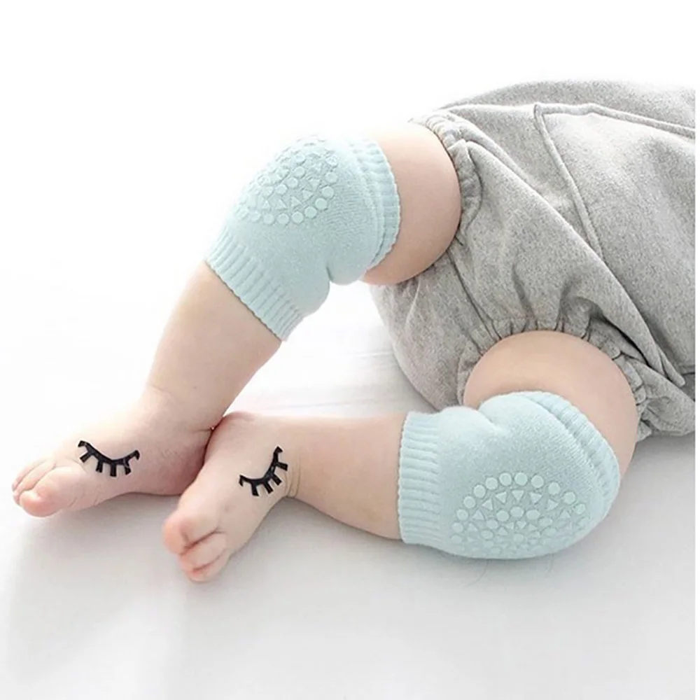 5PCS Children's Knee And Elbow Protector Summer Baby Crawling Sleeve Point Non-slip Crawling Socks