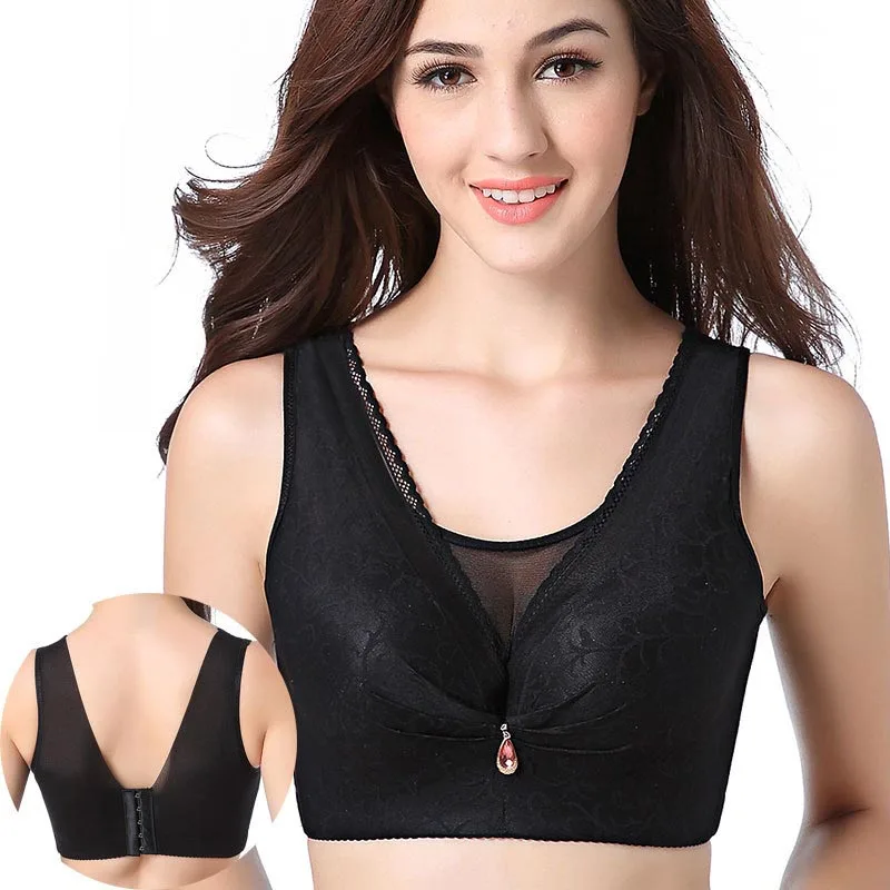 Push up bra with padding for big chest cotton bra Sexy lace underwire BH 85C 90C 95C 100C 105C 105D 100D 95D 90D 85D 80C C3314