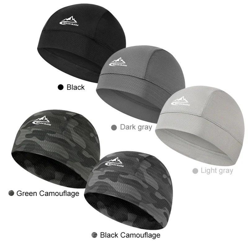 Gorro de malla transpirable de secado rápido anti-UV, gorro deportivo absorbente de sudor para verano, forro para casco de ciclismo, gorro que absorbe la humedad