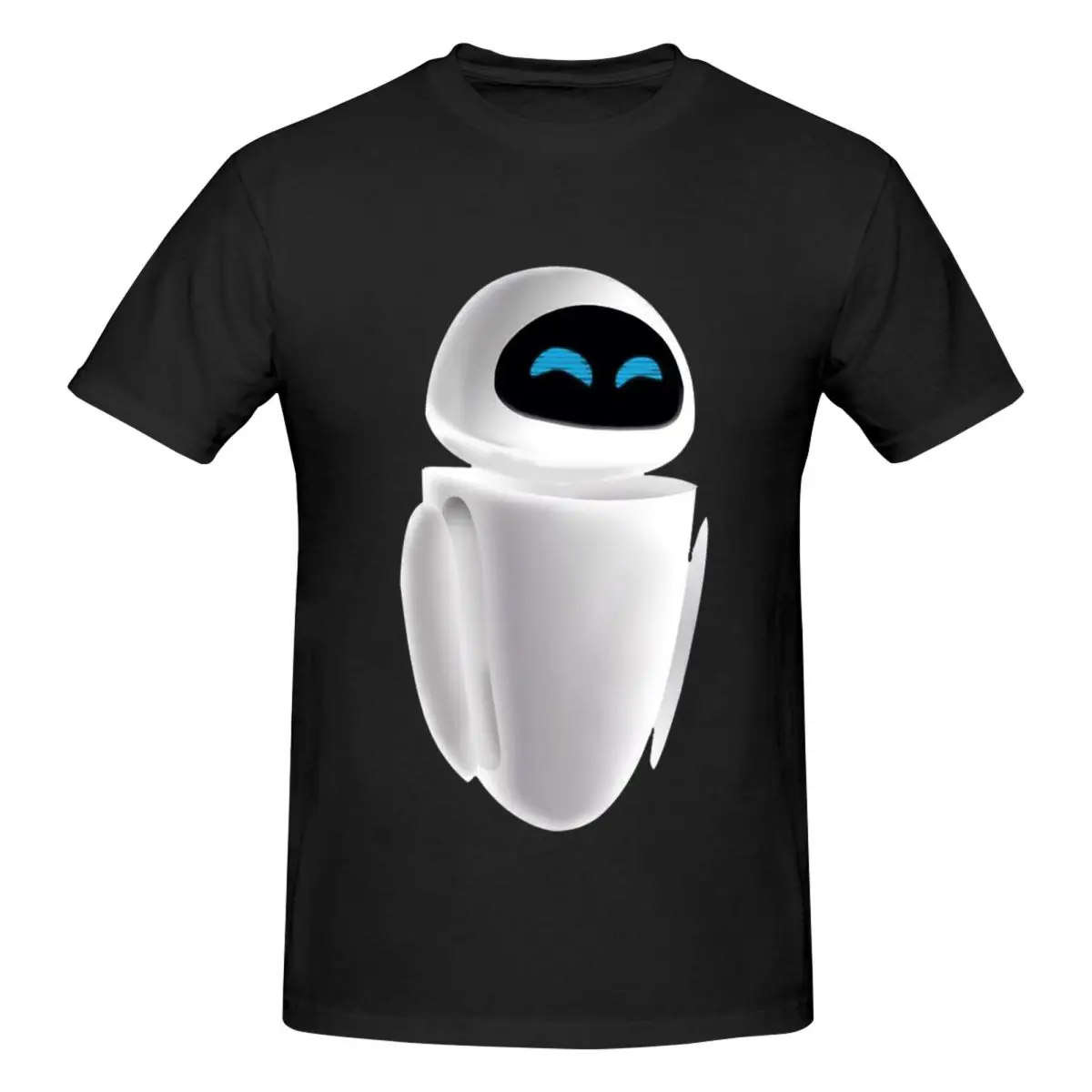 WALL-E T-Shirt for Men Cotton Plus Size T Shirts Men's Tees Short Crew Neck Summer Clothes Tops S-6XL